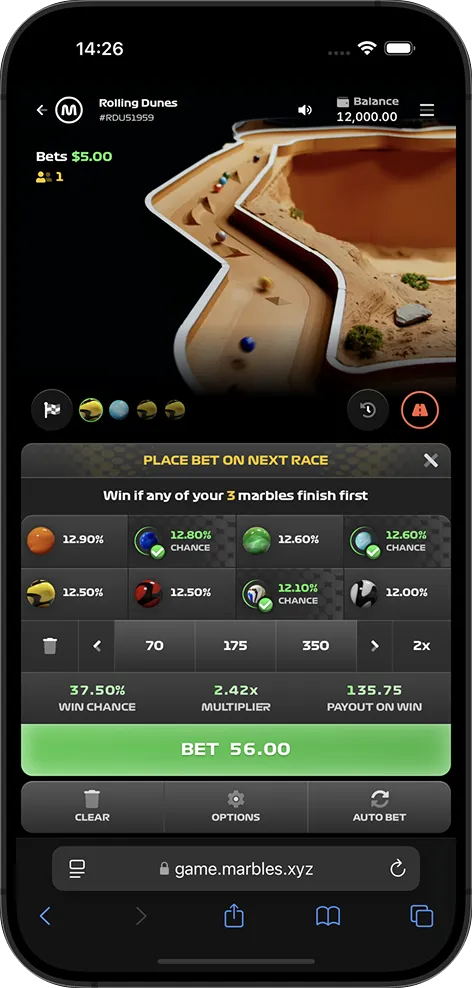 Rolling Dunes on iPhone